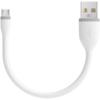 Гибкий кабель Satechi Flexible micro-USB to USB (0.15 метра) белый (ST-FCM6W)
