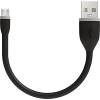 Гибкий кабель Satechi Flexible micro-USB to USB (0.15 метра) чёрный (ST-FCM6B)