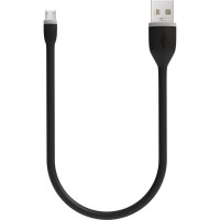 Гибкий кабель Satechi Flexible micro-USB to USB (0.25 метра) чёрный (ST-FCM10B)