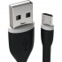Гибкий кабель Satechi Flexible micro-USB to USB (0.25 метра) чёрный (ST-FCM10B) оптом