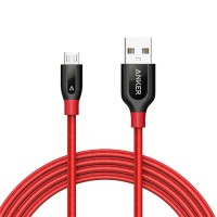 Кабель Anker PowerLine+ micro-USB/USB (1,8 метра) красный (A8143091)