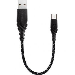 Кабель EnergEA NyloGlitz micro-USB — USB-A (2.0) 18 cм чёрный оптом