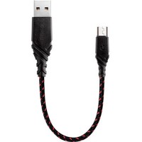 Кабель EnergEA NyloGlitz micro-USB — USB-A (2.0) 18 cм красный