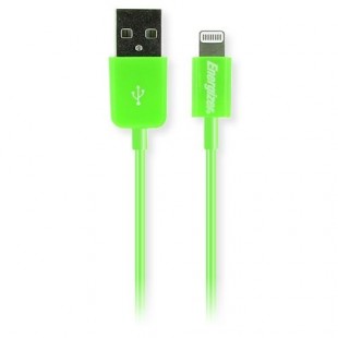 Кабель Energizer Lightning-USB SYIPGR2 iPhone / iPod / iPad (1 метр) зеленый оптом