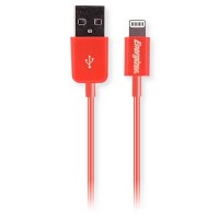 Кабель Energizer Lightning-USB SYIPRD2 iPhone / iPod / iPad (1 метр) красный