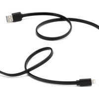 Кабель Griffin Lightning Flat Charge/Sync Cable (9 сантиметров) чёрный