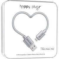 Кабель Happy Plugs Lightning Charge/Sync Cable Deluxe Edition Серый космос