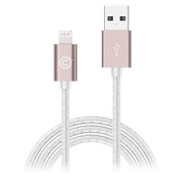 Кабель LAB.C Sync & Charge USB-Lightning 1.8 м розовый/белый
