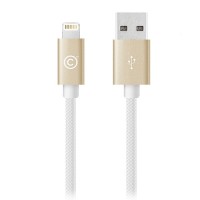 Кабель Lab.C USB to Lightning для iPhone / iPad / iPod 1.2 метра Золотистый