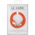 Кабель Le Cord Nylon Lightning MFI (1.2 метра) Aquarells Orange (Оранжевый) оптом