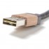 Кабель Le Touch Leather Braided MFI Cable Lightning-USB (1,2 метра) коричневая кожа / дерево оптом