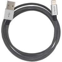 Кабель Le Touch Matrix MFI Cable Lightning-USB (1,2 метра) серебристый