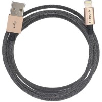 Кабель Le Touch Matrix MFI Cable Lightning-USB (1,2 метра) золотой