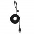 Кабель Mophie PRO Switch-tip cable USB-A to Lightning & micro-USB (1.2 метра) чёрный оптом