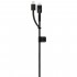 Кабель Mophie PRO Switch-tip cable USB-A to Lightning & micro-USB (1.2 метра) чёрный оптом