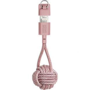 Кабель Native Union KEY Lightning-USB Cable (0,2 м) розовый оптом
