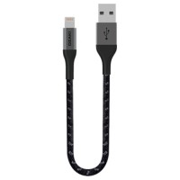 Кабель Ozaki O!tool T-Cable L10 MFI Lightning-USB (0,1 метра) чёрный