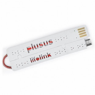 Кабель Plusus LifeLink micro-USB белый оптом