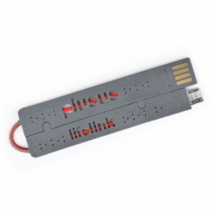 Кабель Plusus LifeLink micro-USB серый оптом