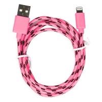 Кабель Smartbuy USB — 8-pin для Apple (iK-512n) розовый