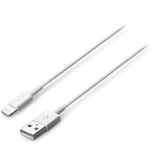 Кабель Spigen Kuel C10LS (1 метр) Lightning — USB белый (SGP11575) оптом