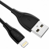 Кабель Syncwire MFI USB / Lightning с органайзером (0.2 метра) черный (SW-LC054)