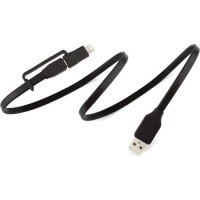 Кабель Tylt Flyp-Duo Reversible USB Charge & Sync Cable (1 метр) чёрный