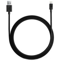 Кабель ZUS Kevlar Charging Cable Lightning/USB Straight (1,2 м) чёрный