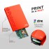 Карманный принтер Polaroid Mint красный оптом