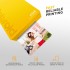 Карманный принтер Polaroid Mint жёлтый оптом