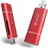 Картридер мультипортовый ADAM elements CASA C05 USB-C красный оптом