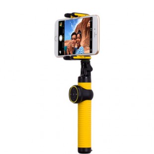 Комплект Momax Selfie Hero 2 в 1 (монопод + трипод) 70 см (KMS6) жёлтый оптом