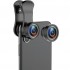 Комплект объективов Baseus Short Videos Magic Camera (General) для смартфонов и планшетов чёрный (ACSXT-C01) оптом