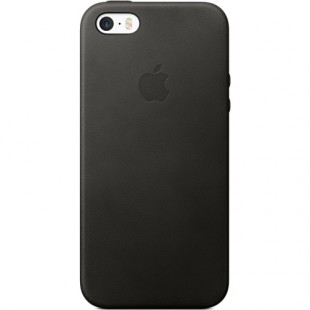 Кожаный чехол Apple Case для iPhone 5/5S/SE чёрный оптом