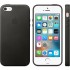 Кожаный чехол Apple Case для iPhone 5/5S/SE чёрный оптом