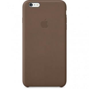 Кожаный чехол Apple Case для iPhone 6/6s Plus коричневый оптом