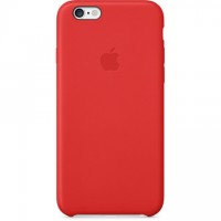 Кожаный чехол Apple Case для iPhone 6 красный