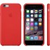 Кожаный чехол Apple Case для iPhone 6 красный оптом