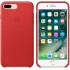 Кожаный чехол Apple Case для iPhone 7 Plus (Айфон 7 Плюс) красный (PRODUCT)RED оптом