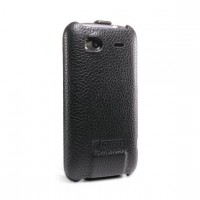 Кожаный чехол iCarer для HTC Sensation Черный