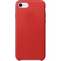 Кожаный чехол YablukCase для iPhone 7 красный
