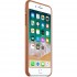 Кожаный чехол YablukCase для iPhone 7 Plus / 8 Plus коричневый оптом