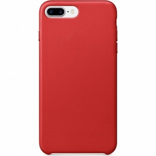 Кожаный чехол YablukCase для iPhone 7 Plus / 8 Plus красный оптом