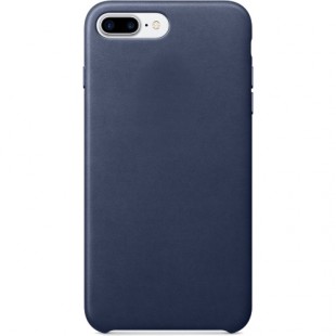 Кожаный чехол YablukCase для iPhone 7 Plus / 8 Plus синий оптом