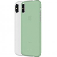 Набор чехлов Incipio Feather Light (2 Pack) для iPhone X/iPhone Xs зелёный (Mint) + белый (Frost)