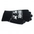 Перчатки iGloves (p3) для iPhone/iPod/iPad/etc чёрные с оленями (Размер M) оптом