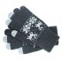 Перчатки iGloves (p4) для iPhone/iPod/iPad/etc серые с оленями (Размер M) оптом