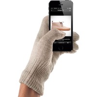 Перчатки Mujjo Touchscreen Gloves для iPhone/iPod/iPad/etc песочные (Размер M/L)