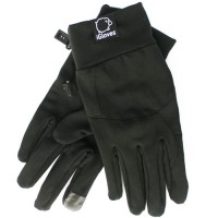 Перчатки спортивные iGloves для iPhone/iPod/iPad/etc чёрные (Размер S-M)