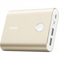 Портативный аккумулятор Anker PowerCore+ 13400 мАч (A1316HB1) золотой